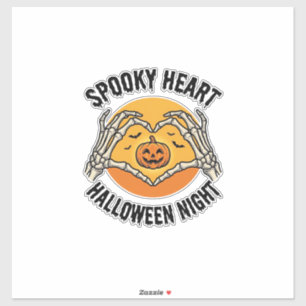 Skeleton Heart Halloween Vintage Hands Design_1