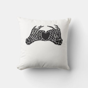 Skeleton Heart Hands - Classic Cushion