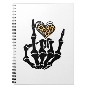 Skeleton Heart Hands Classic Notebook