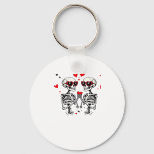 Skeleton Heart Hands For Trending Key Ring
