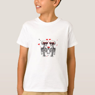 Skeleton Heart Hands For Trending T-Shirt