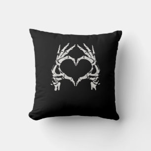 Skeleton Heart Hands - Halloween - Skeleton Hands  Cushion
