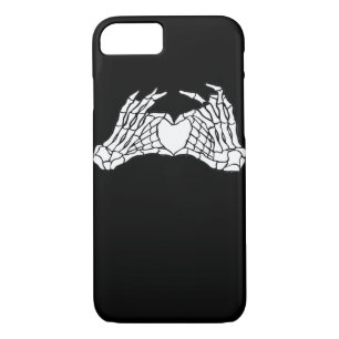 Skeleton Heart Hands - Light iPhone 8/7 Case