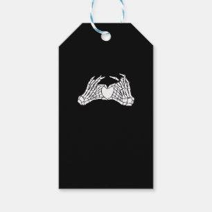 Skeleton Heart Hands - Light Gift Tags
