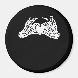 Skeleton Heart Hands - Light Magnet