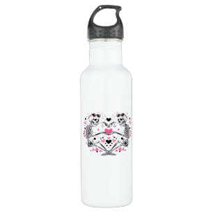 Skeleton Heart Hands Viral Trendy Vibe 710 Ml Water Bottle