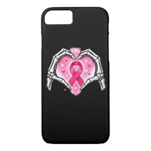 Skeleton Heart Ribbon Awareness Inspirational Desi iPhone 8/7 Case