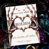 Skeleton Heart Save the Date