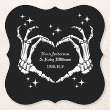 Skeleton Heart Shaped Hand Wedding