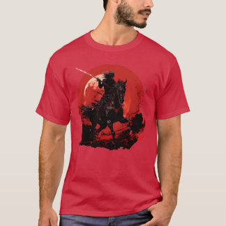 Skeleton horse Human skeleton Horse riding Sword T-Shirt