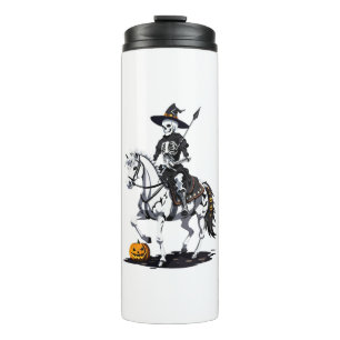 Skeleton Horse Rider - Halloween Skeleton Thermal Tumbler