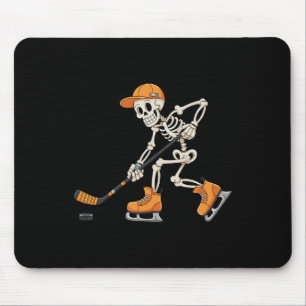 Skeleton Ice Hockey Halloween Costume Men Boys Kid Mouse Mat