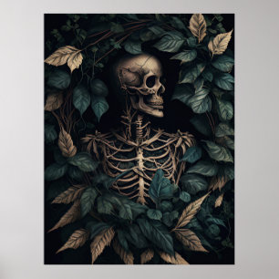 Skeleton in Plants Poster