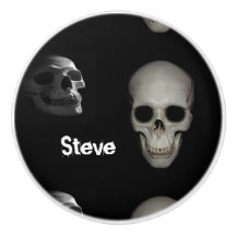 Skeleton In the Close Ceramic Knob