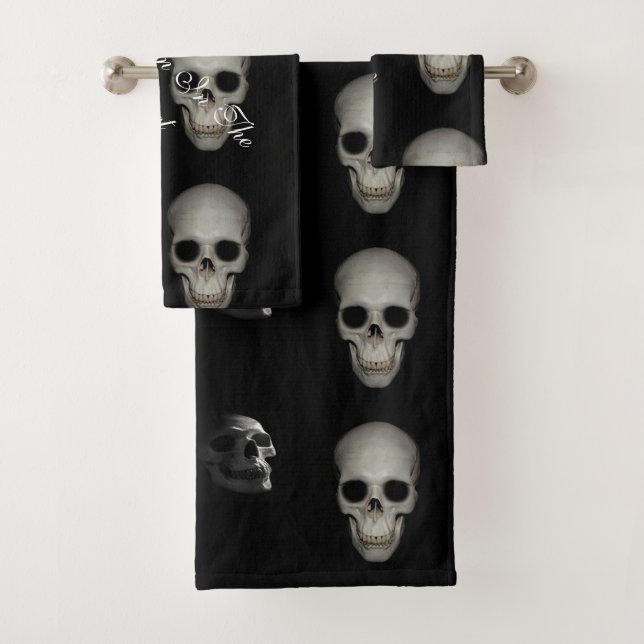 Skeleton In The Closet Bath Towel Set (Insitu)
