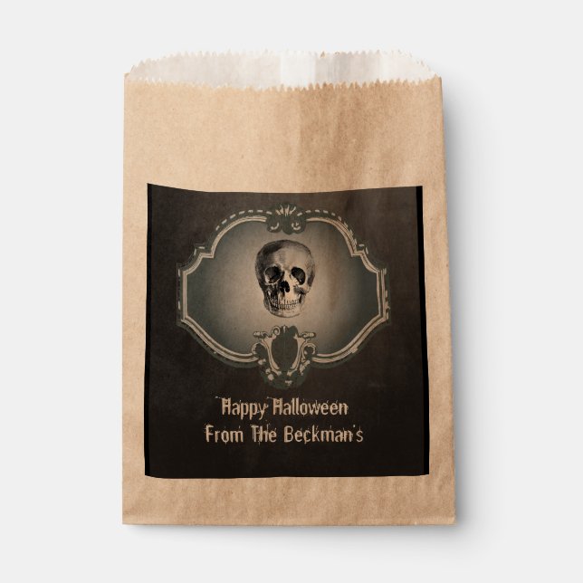 Skeleton In The Mirror Favour Bags (Front)