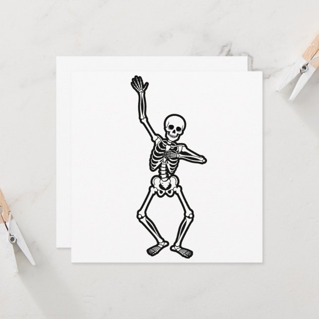Skeleton Invitation (Front/Back In Situ)
