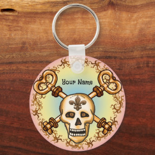 Skeleton Keys Biker Key Ring