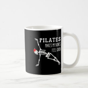 Skeleton Lates Makes My Bones Feel Good Meditation Coffee Mug
