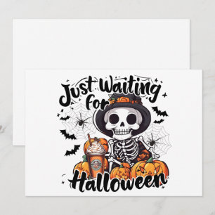 Skeleton Latte Countdown Holiday Card