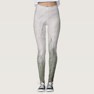 Skeleton leaves leggings