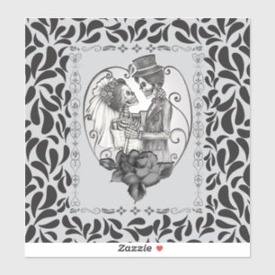 Skeleton Love Couple Marriage Dance Wedding