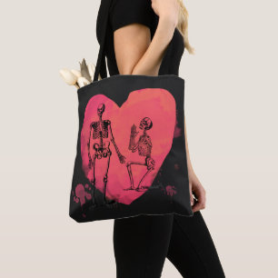 Skeleton Love Tote Bag