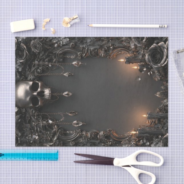 Skeleton Lyfe1 Tissue Paper (Craft)