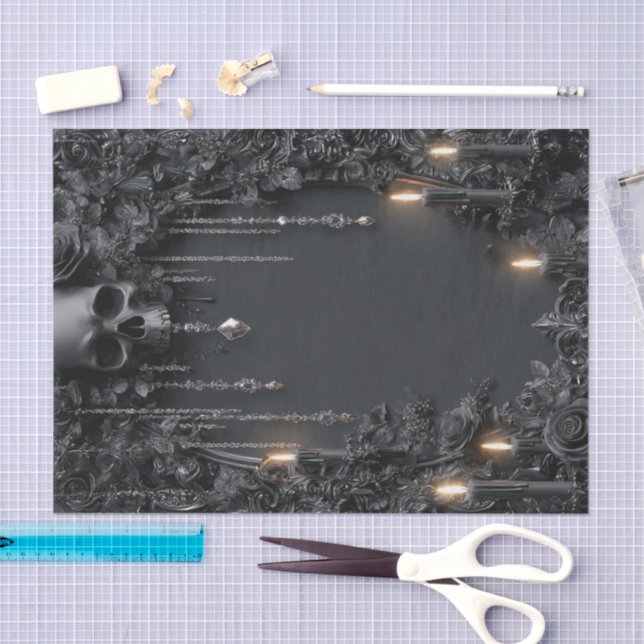 Skeleton Lyfe2 Tissue Paper (Craft)