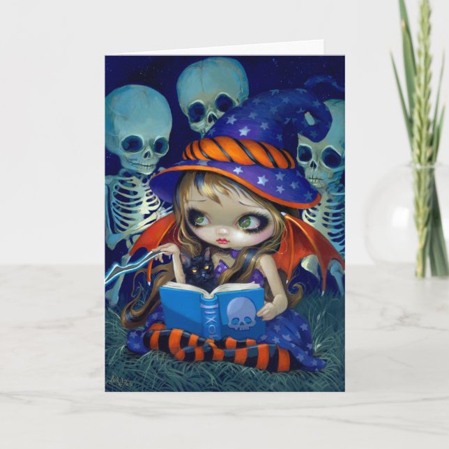 "Skeleton Magic" Greeting Card (Front)