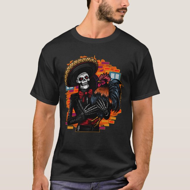 Skeleton Mariachi T-Shirt (Front)