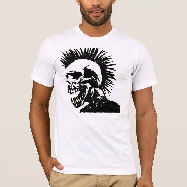 skeleton mohawk T-Shirt (Front)