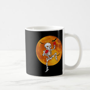 Skeleton Muay Thai Halloween Kickboxing Mma Coffee Mug