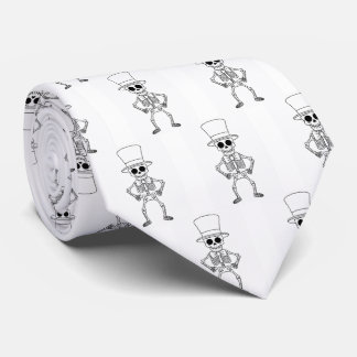 Skeleton necktie