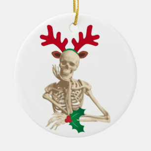 skeleton nightmare christmas ceramic tree decoration