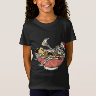 Skeleton On Ramen Christmas Pajama Cool Japanese F T-Shirt