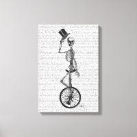 Skeleton on Unicycle