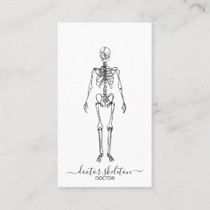 Skeleton orthopaedic doctor business card