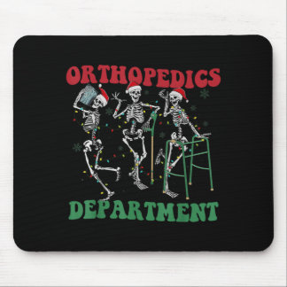 Skeleton Orthopaedics Department Santa Christmas Mouse Mat