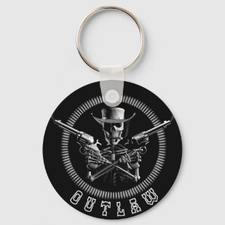 Skeleton Outlaw Key Rings