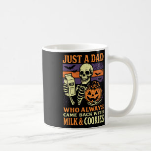 Skeleton Papa Halloween Dad Who Came Ck With Milk Coffee Mug