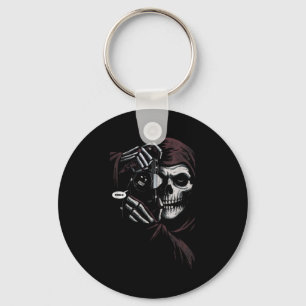 Skeleton Photographer Funny For Men Women  Key Ring