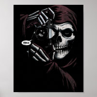 Skeleton Photographer Funny For Men Women 