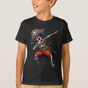 Skeleton Pirate Kids  T-Shirt