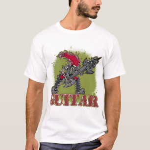 Skeleton Playing Electric Guitar T-Shirt