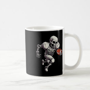 Skeleton Playing Football Halloween Skull Lover 1 Coffee Mug