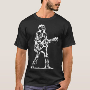skeleton playing rock T-Shirt