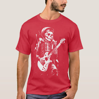 skeleton plays rock T-Shirt