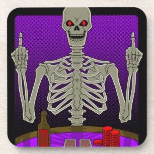 Skeleton Poker Flip Coaster