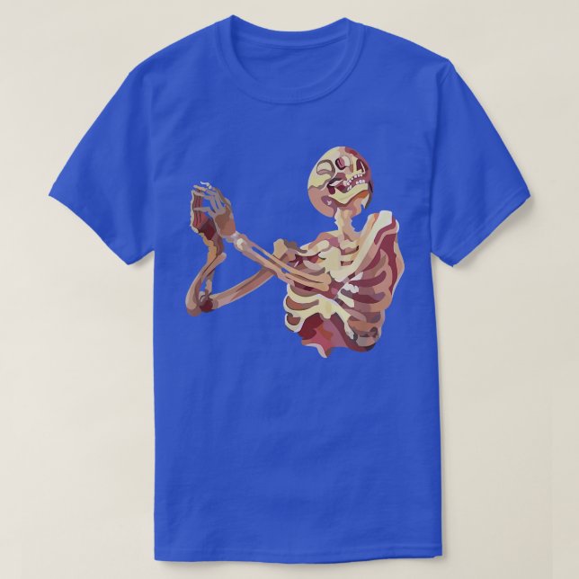 Skeleton Praying  T-Shirt (Design Front)